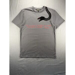 Harry Potter Men's M T-Shirt Chamber Of Secrets Graphic Print‎ AOP Felt Basilisk